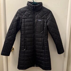Patagonia Black Quilted Women's Radalie Parker Puffer Coat XS